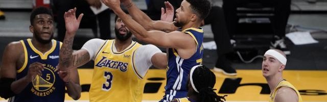 湖人下达库里必杀令 卫冕冠军把附加赛当抢七打